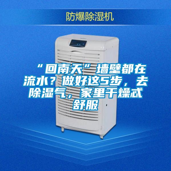 “回南天”墻壁都在流水？做好這5步，去除濕氣，家里干燥忒舒服