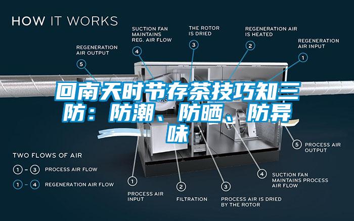 回南天時節(jié)存茶技巧知三防：防潮、防曬、防異味