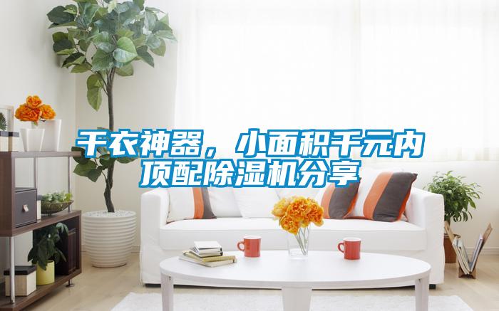 干衣神器，小面積千元內頂配除濕機分享