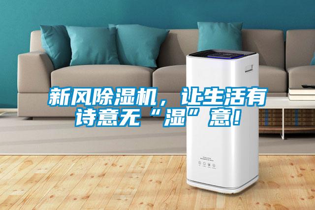 新風(fēng)除濕機(jī)，讓生活有詩意無“濕”意！
