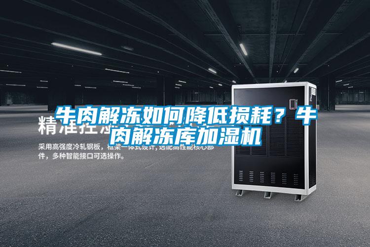 牛肉解凍如何降低損耗？牛肉解凍庫加濕機(jī)