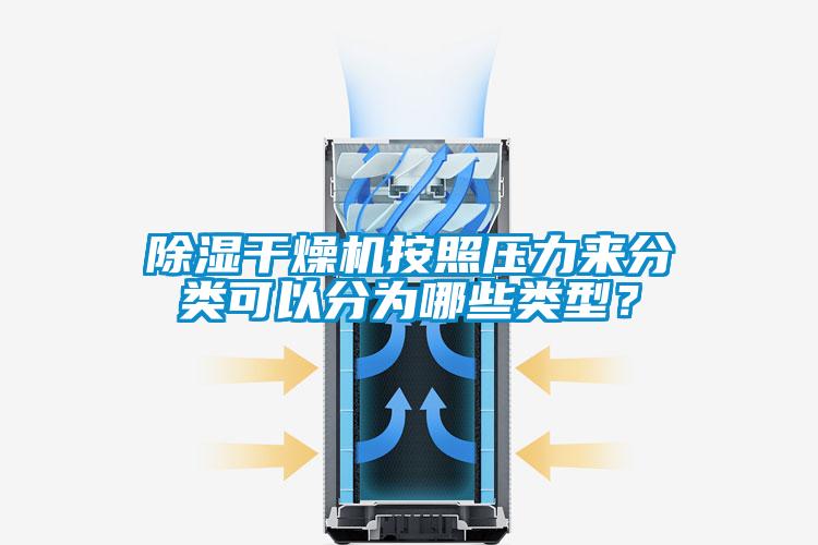 除濕干燥機按照壓力來分類可以分為哪些類型？