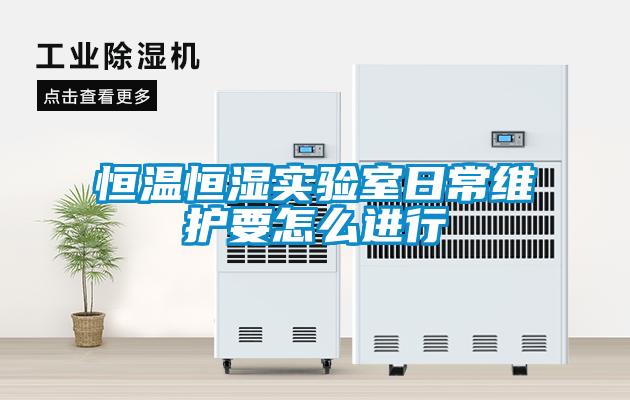 恒溫恒濕實驗室日常維護(hù)要怎么進(jìn)行