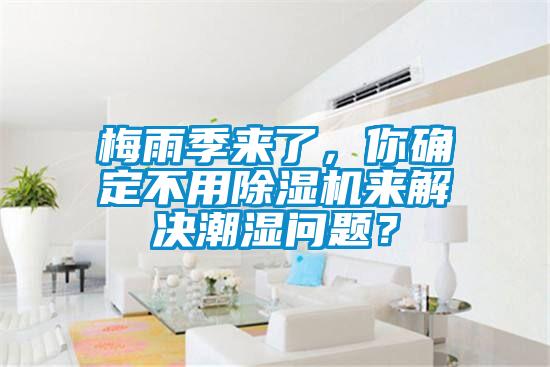 梅雨季來了，你確定不用除濕機(jī)來解決潮濕問題？