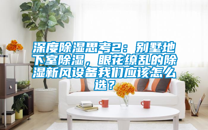 深度除濕思考2：別墅地下室除濕，眼花繚亂的除濕新風設(shè)備我們應(yīng)該怎么選？