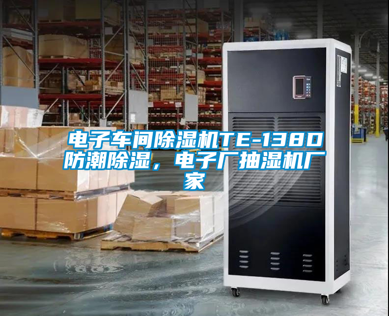 電子車間除濕機TE-138D防潮除濕，電子廠抽濕機廠家