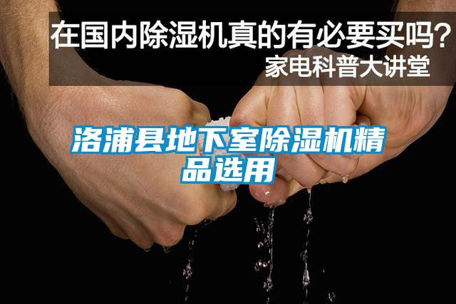 洛浦縣地下室除濕機精品選用