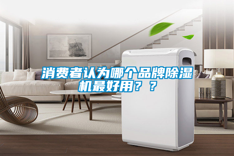 消費者認為哪個品牌除濕機最好用？？