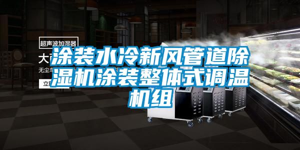 涂裝水冷新風管道除濕機涂裝整體式調(diào)溫機組
