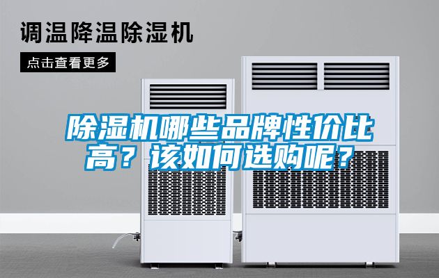 除濕機(jī)哪些品牌性價(jià)比高？該如何選購(gòu)呢？