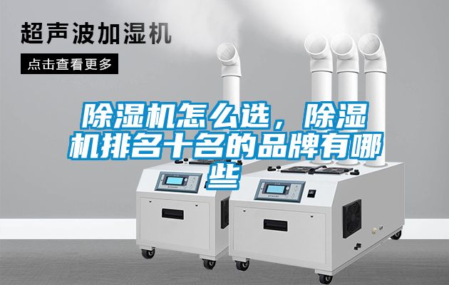 除濕機(jī)怎么選，除濕機(jī)排名十名的品牌有哪些